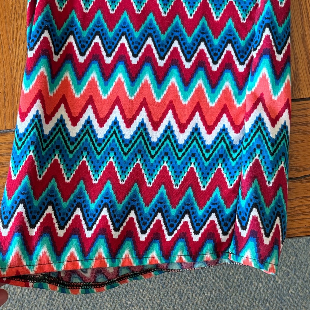 Colorful Chevron Patterned Pants - Picture 3 of 3